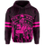 Polynesian King Kanaka Map Seal of Hawaii Hoodie Pink - Polynesian Pride