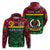 Vanuatu Hoodie Melanesian Warrior Version 2 LT4 Unisex Green - Polynesian Pride