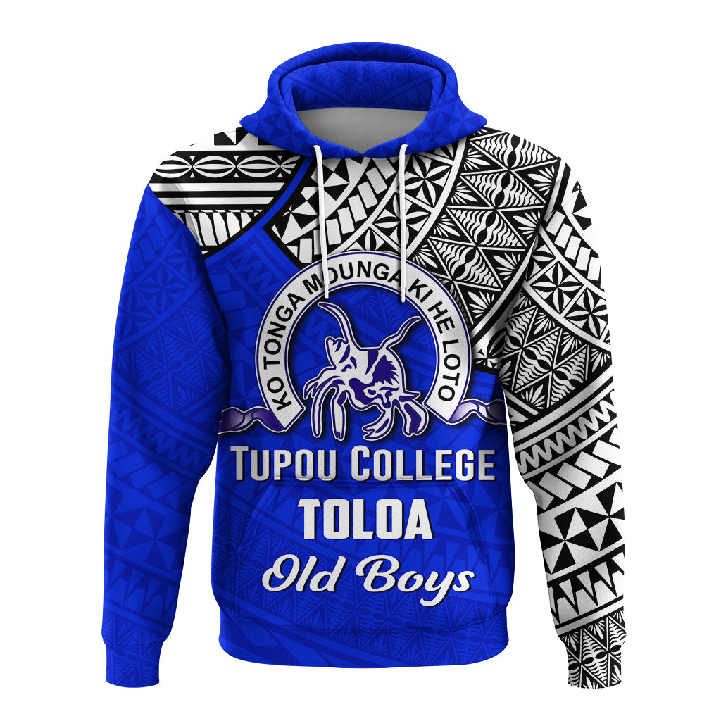 Tupou College Toloa Old Boys Hoodie LT4 Unisex Blue - Polynesian Pride