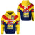 Custom Papua New Guinea Hela Wigmen Hoodie Rugby Simple Style, Custom Text and Number LT8 Unisex Blue - Polynesian Pride