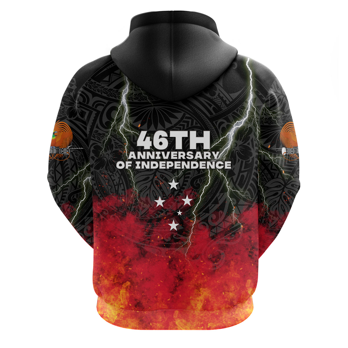 Papua New Guinea Zip Hoodie Independence Day Special Style LT16 - Polynesian Pride