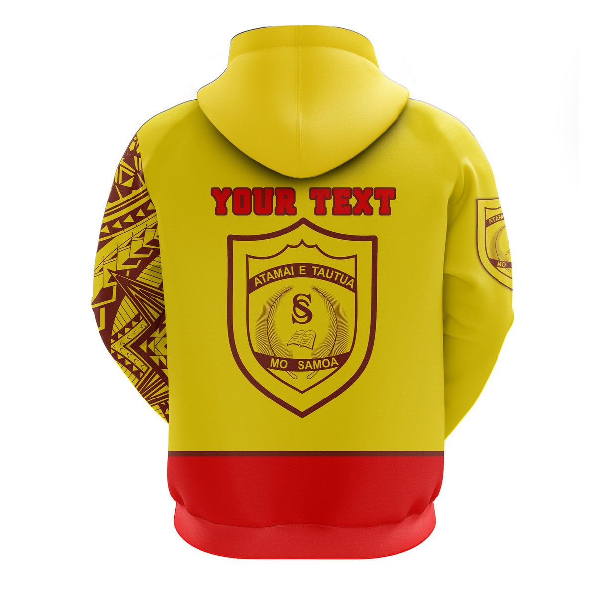 Custom Samoa College Hoodie Tattoo Style - Polynesian Pride