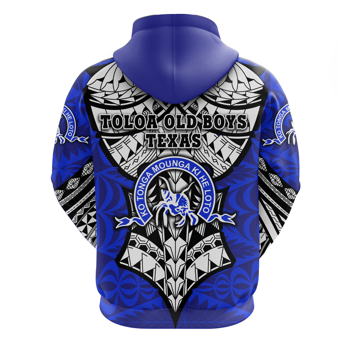 Kolisi Ko Tupou College Tonga Zip Hoodie Polynesian Version Special 2 TOLOA OLD BOYS TEXAS - Polynesian Pride