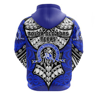 Kolisi Ko Tupou College Tonga Zip Hoodie Polynesian Version Special 2 TOLOA OLD BOYS TEXAS - Polynesian Pride