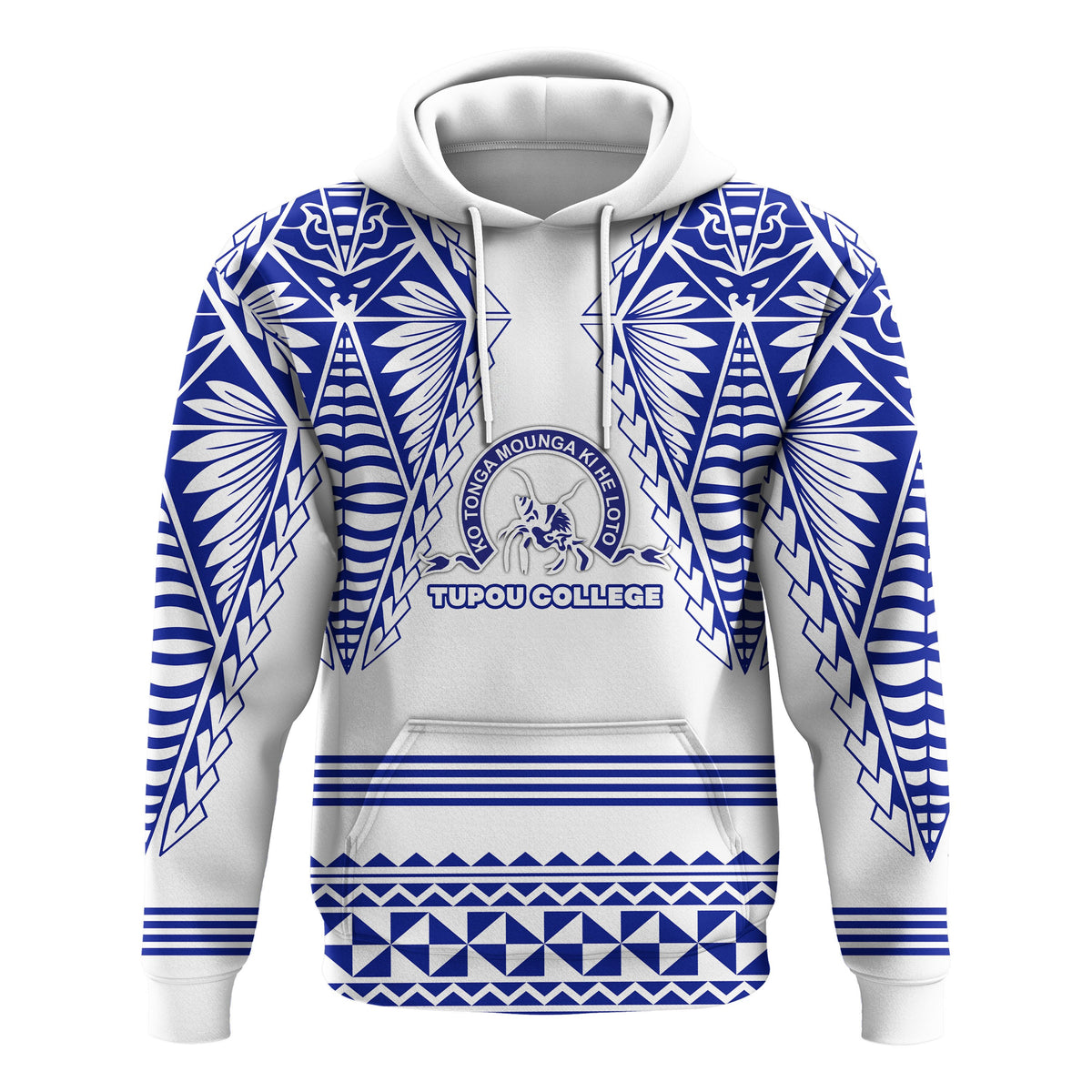 Custom Kolisi Ko Tupou College Tonga Hoodie Polynesian Tattoo Special - Polynesian Pride