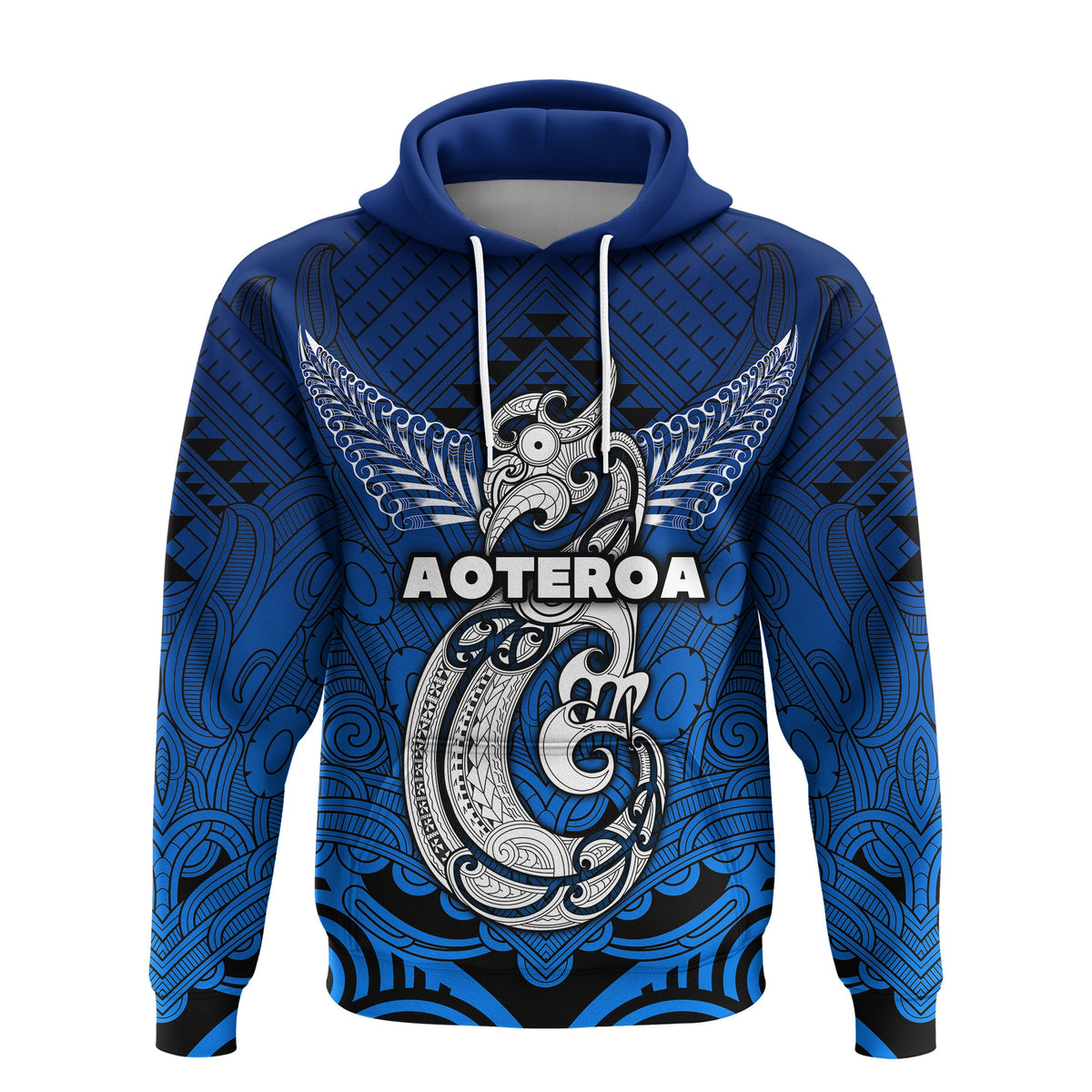 Custom Maori Aotearoa Manania Hoodie Simple Sport Style LT16 - Polynesian Pride