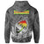 Guam Zip Hoodie Turtle Guam Seal Chamorro - Polynesian Pride