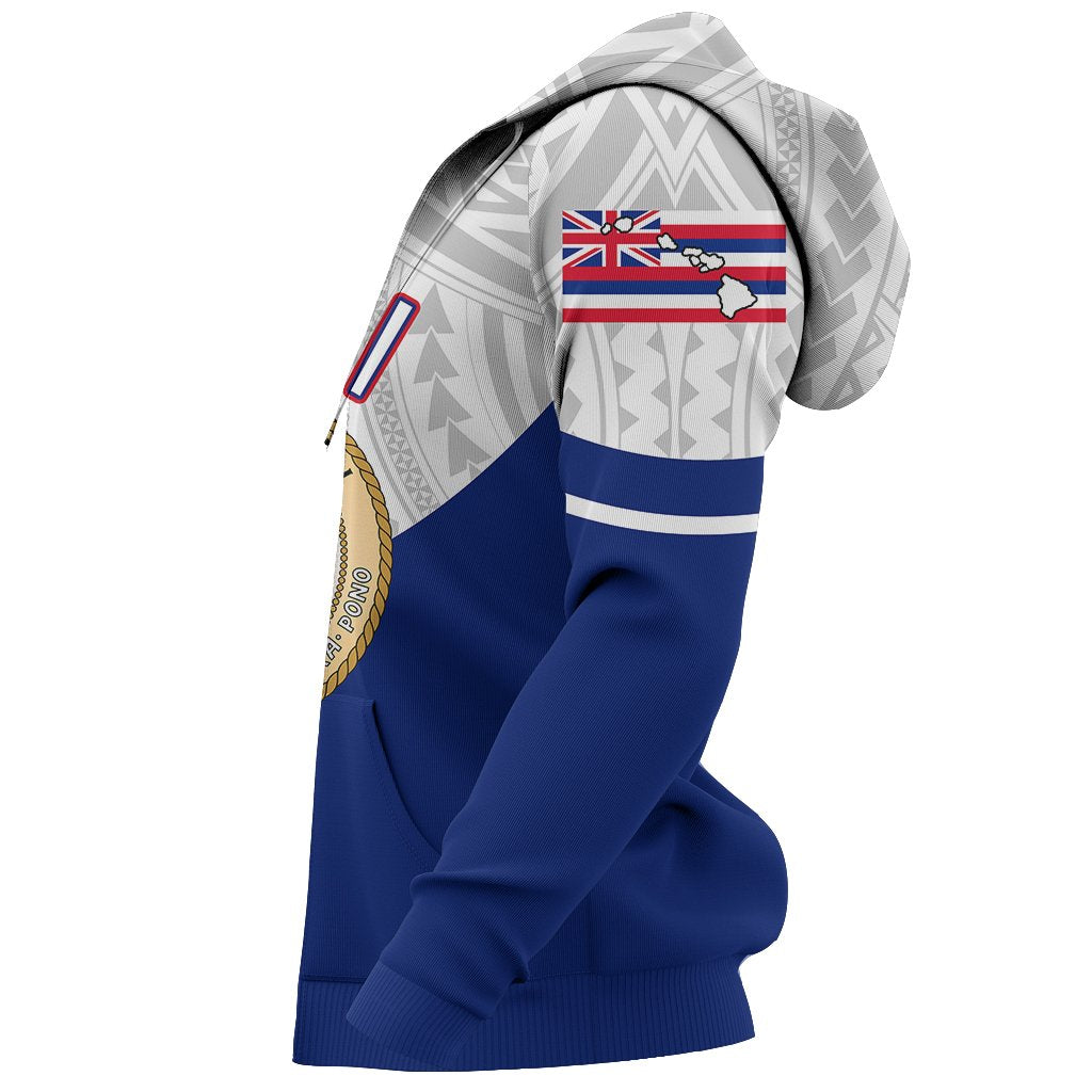 Hawaii Polynesian Hoodie Semicircle Style - Polynesian Pride