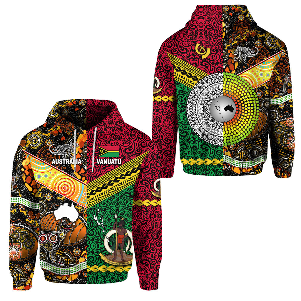 Vanuatu Australia Hoodie Together LT8 - Polynesian Pride