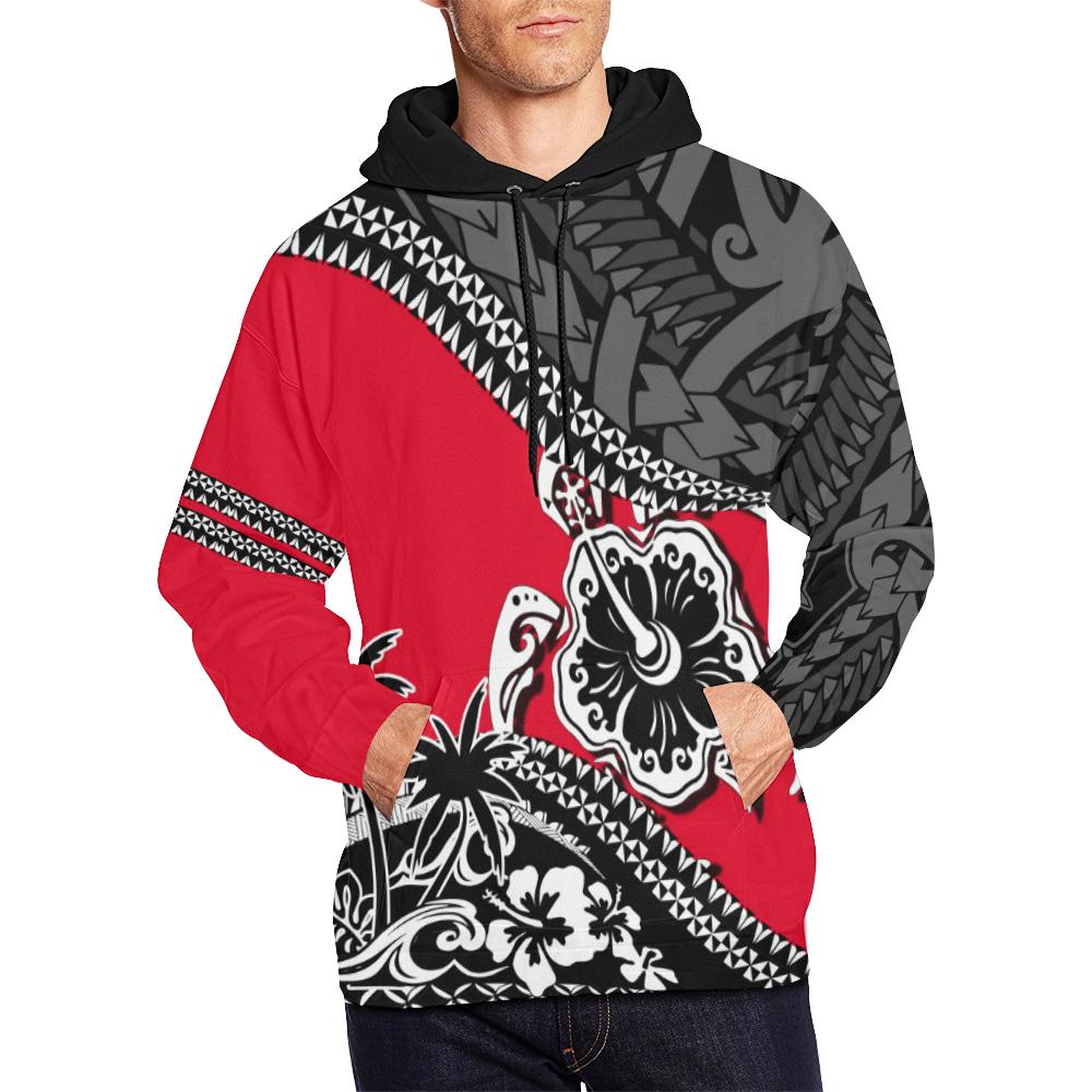 Polynesian Turtle Hoodie Fall In The Wave K7 - Polynesian Pride