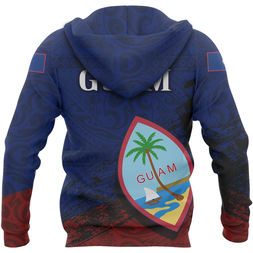 Guam Hoodie Guam Flag Coat of Arms Special A02 - Polynesian Pride