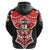 Custom Tonga Rugby Hoodie Polynesian Armor Style Black - Polynesian Pride