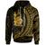 New Caledonia Hoodie Seal New Caledonia Wings Style Unisex Black - Polynesian Pride
