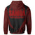 Samoa Hoodie Red Polynesian Patterns Sport Style - Polynesian Pride