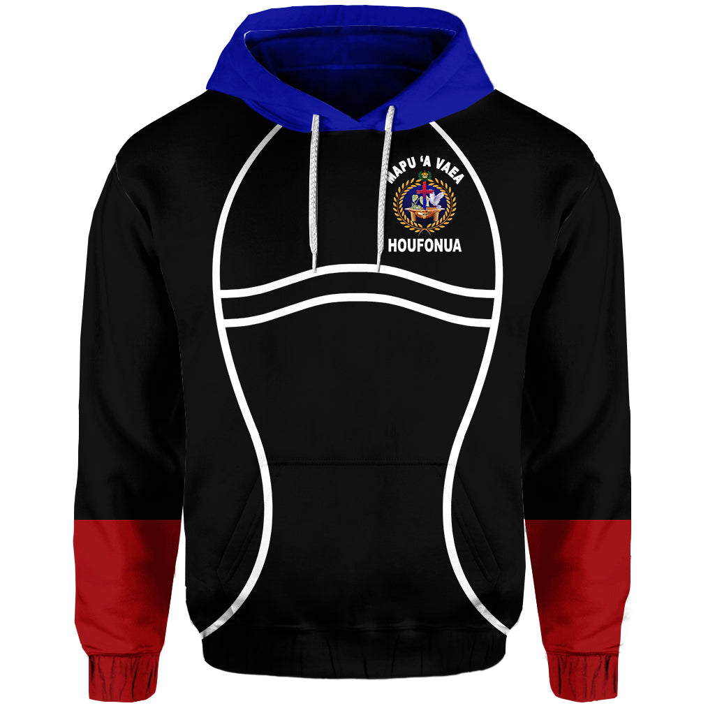 Custom Tonga Mapu A Vaea Hoodie Houfonua Original Style, Custom Text and Number LT8 - Polynesian Pride