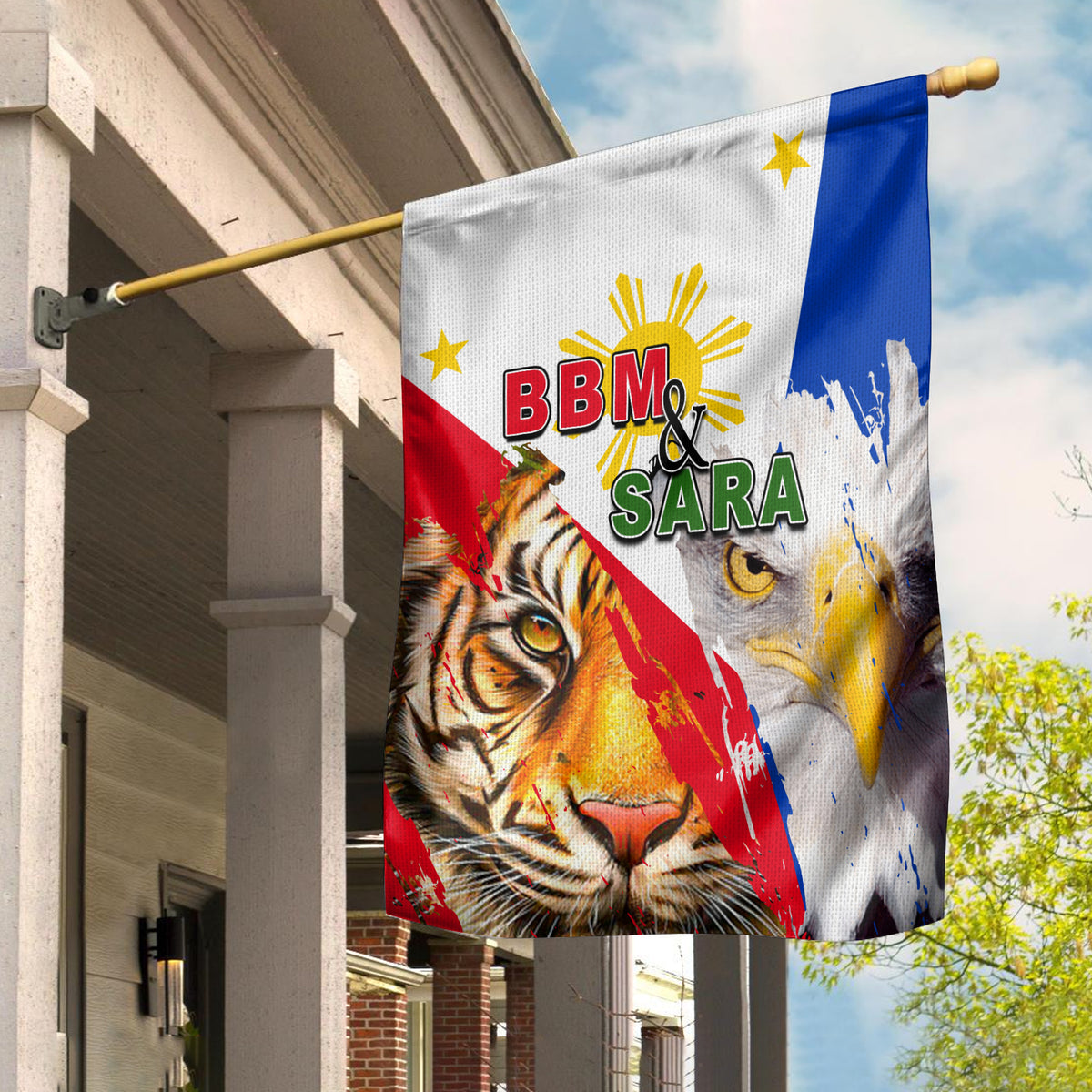 Philippines Flag BBM AND SARA Tiger - Eagles LT6 - Polynesian Pride