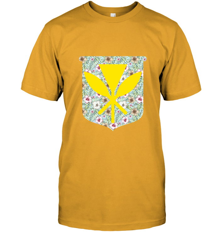 Hawaii Floral Kanaka Maoli T Shirt 26 - Polynesian Pride
