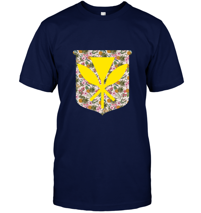 Hawaii Floral Kanaka Maoli T Shirt 51 - Polynesian Pride