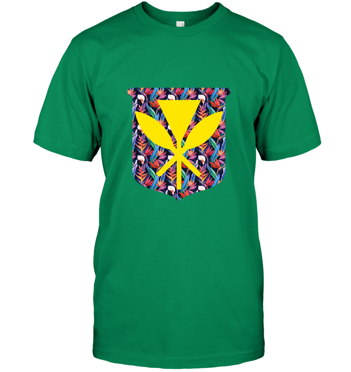 Hawaii Floral Kanaka Maoli T Shirt 15 - Polynesian Pride
