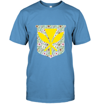 Hawaii Floral Kanaka Maoli T Shirt 26 - Polynesian Pride