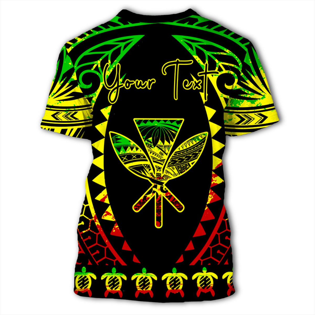 Hawaii Hawaiian Girl Reggae T Shirt - Polynesian Pride