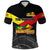 Custom Papua New Guinea SP Hunters Polo Shirt Rugby Original Style Black, Custom Text and Number LT8 - Polynesian Pride