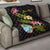 Guam Polynesian Custom Personalised Quilt - Plumeria Tribal - Polynesian Pride