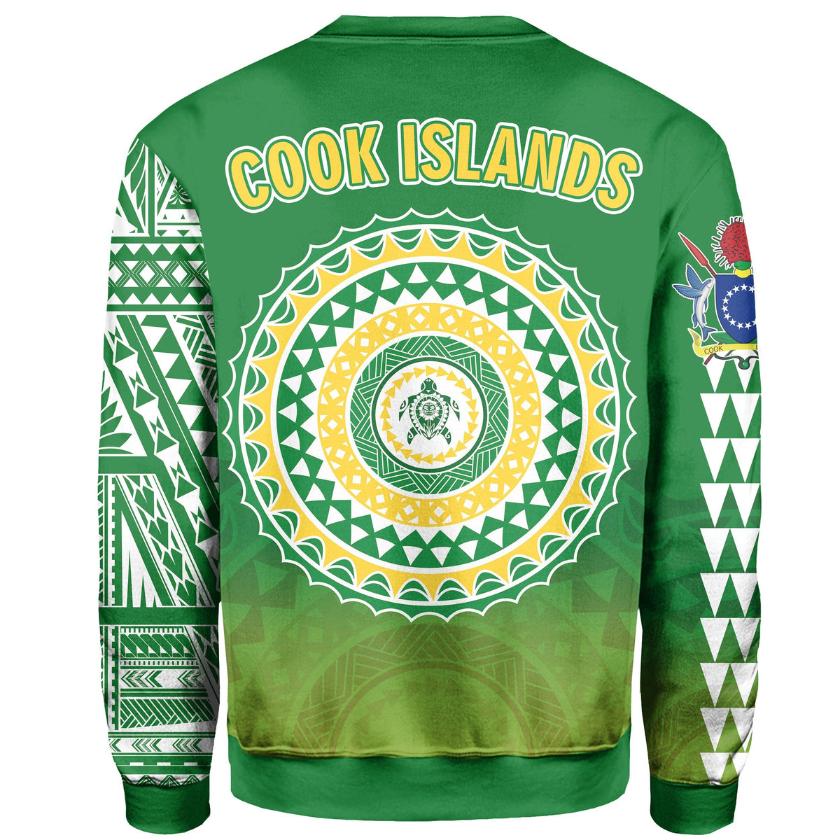 Cook Islands SweatShirt - Tattoo Style - Polynesian Pride