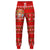 Hawaiian Santa Claus Mele Kalikimaka Joggers - Aviv Style - Red - AH Unisex Red - Polynesian Pride