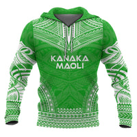 Kanaka Maoli Polynesian Chief Hoodie Unisex Green - Polynesian Pride