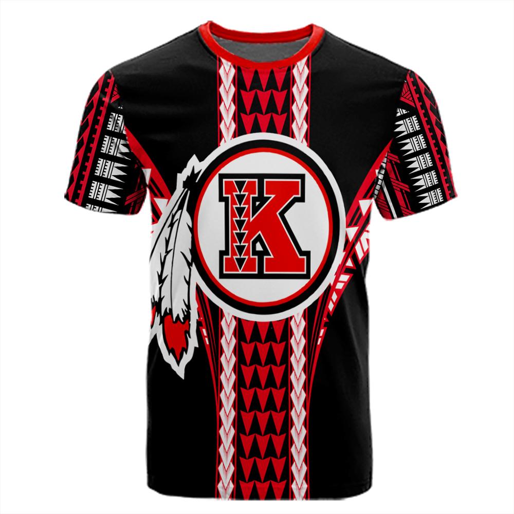 Hawaii Kahuku High Football T Shirt - Polynesian Pride