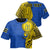 (Personalised) Hawaii - Kaiser High Tribal Kakau All - over Print Crop Top T-shirt AH Female Blue - Polynesian Pride