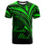 Hawaii Kanaka Maoli T Shirt Green Color Cross Style Unisex Black - Polynesian Pride
