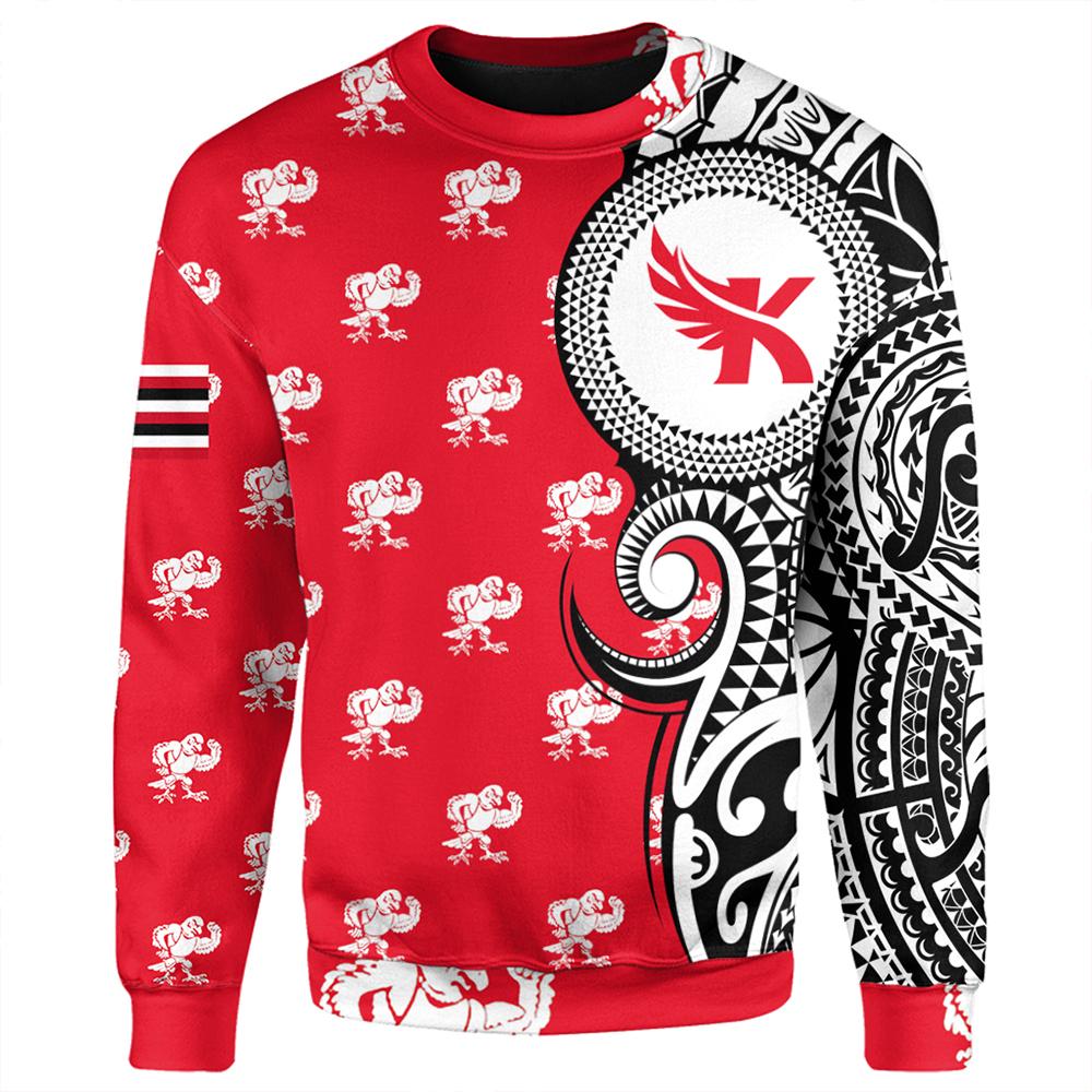 (Personalized) Hawaii - Kauai High Tribal Kakau Sweatshirt - AH - Polynesian Pride