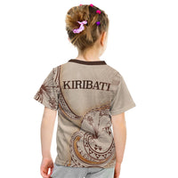 Kiribati T Shirt Hibiscus Flowers Vintage Style - Polynesian Pride