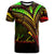 Kiribati T-Shirt - Reggae Color Cross Style