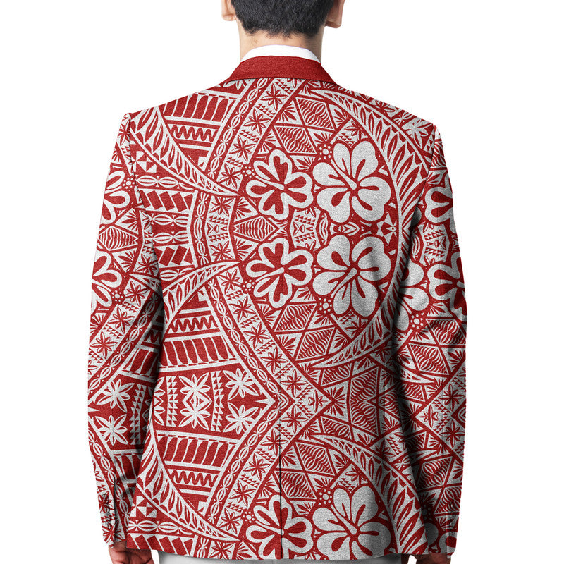 Tonga Kolisi Tonga College Blazer Kupesi Vibes - Red LT8 - Polynesian Pride