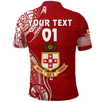 Custom Kolisi Tonga Mate Maa Tonga Polo Shirt Original, Custom Text and Number LT8 - Polynesian Pride