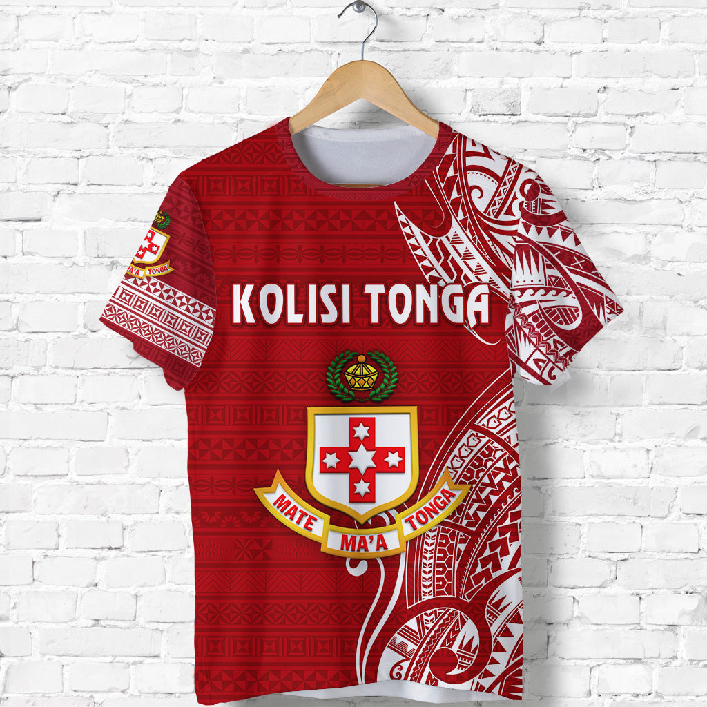 Custom Kolisi Tonga Mate Maa Tonga T Shirt Original, Custom Text and Number LT8 - Polynesian Pride