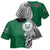 (Personalised) Hawaii - Konawaena High Tribal Kakau All - over Print Crop Top T-shirt AH Female Green - Polynesian Pride