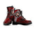 Isle Of Man Celtic Leather Boots - Celtic Cross & Triskele Skew Style - Polynesian Pride