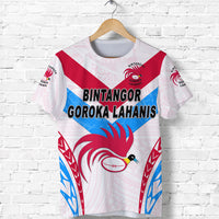 Papua New Guinea Bintangor Goroka Lahanis T Shirt Rugby Original Style White LT8 - Polynesian Pride