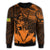 Hawaiian King Kanaka Map Polynesian Lanai Sweatshirt - Orange - Hala Style - AH - Polynesian Pride