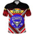 Mate Maa Tonga Polo Shirt Leimatua Bulls Creative Style NO.1 Red LT8 Unisex Red - Polynesian Pride