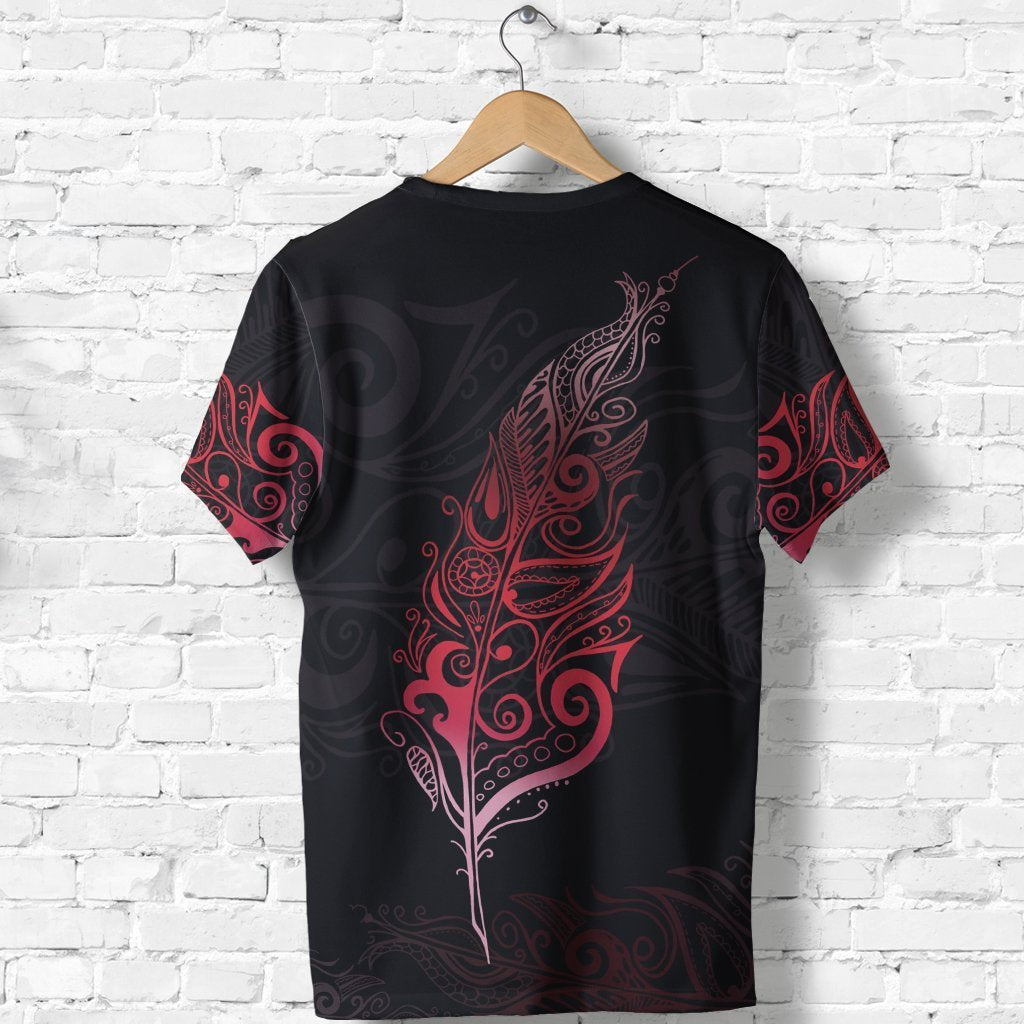 New Zealand Shirt, Maori Light Silver Fern T Shirt - Polynesian Pride