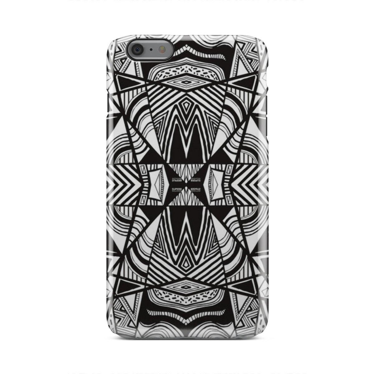 Polynesian Tribal Tough Case White And Black iPhone 6s Plus - Polynesian Pride