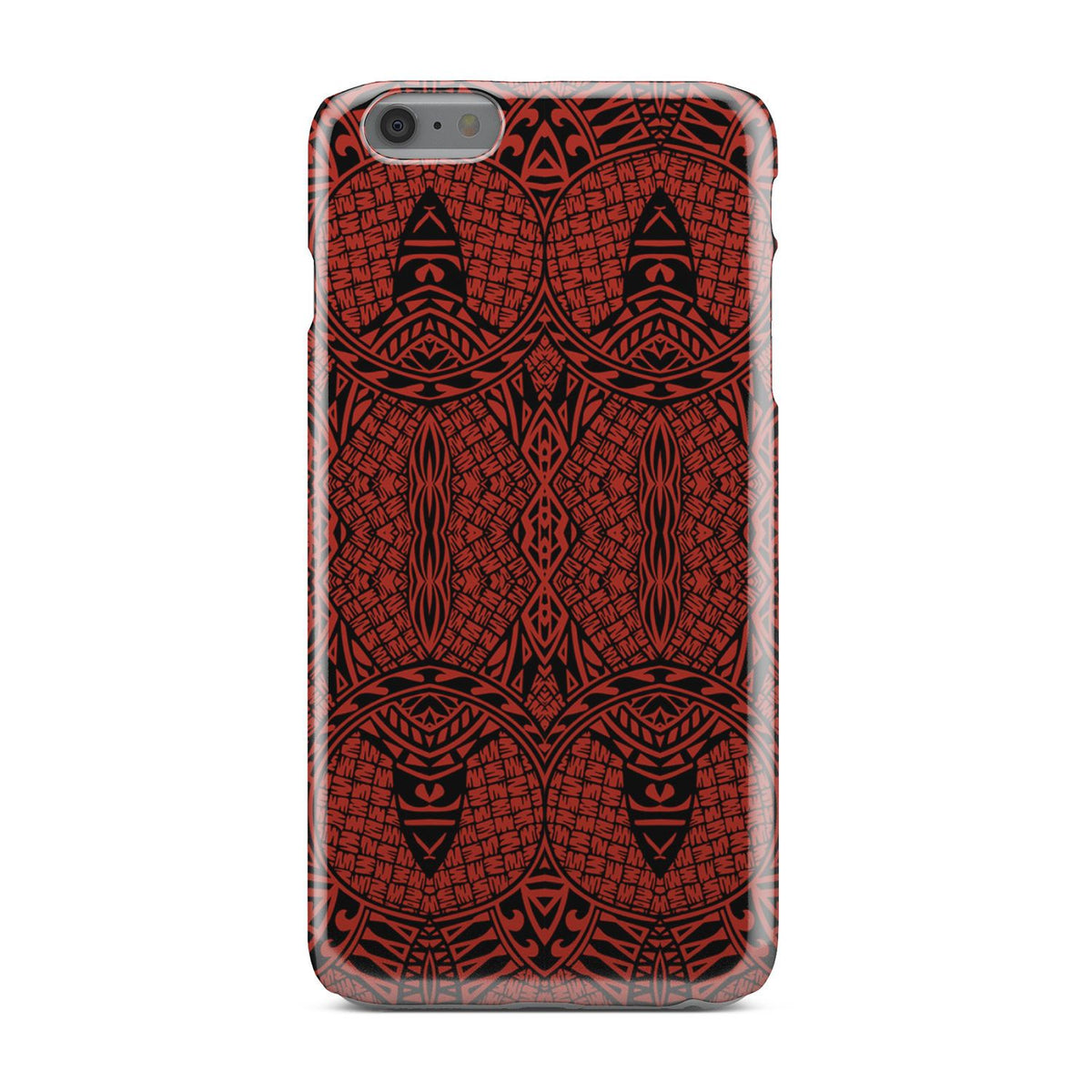 Polynesian Phone Case Red iPhone 6s Plus - Polynesian Pride