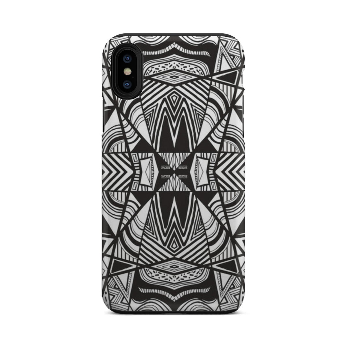Polynesian Tribal Tough Case White And Black - Polynesian Pride