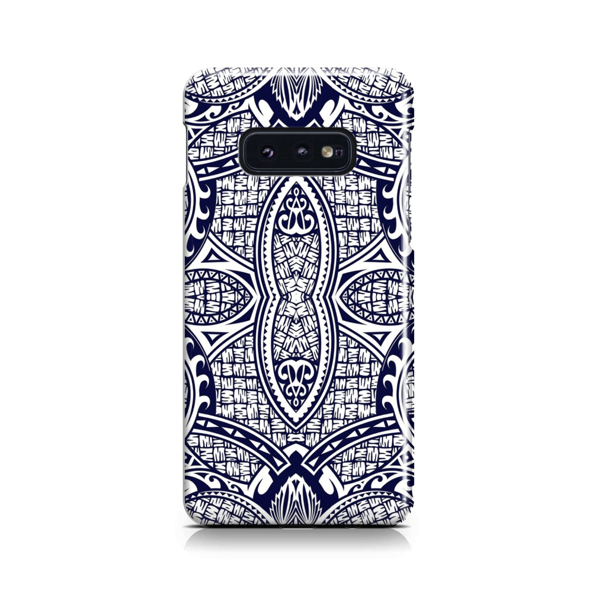 Polynesian Phone Case Blue And White Samsung Galaxy S10e - Polynesian Pride