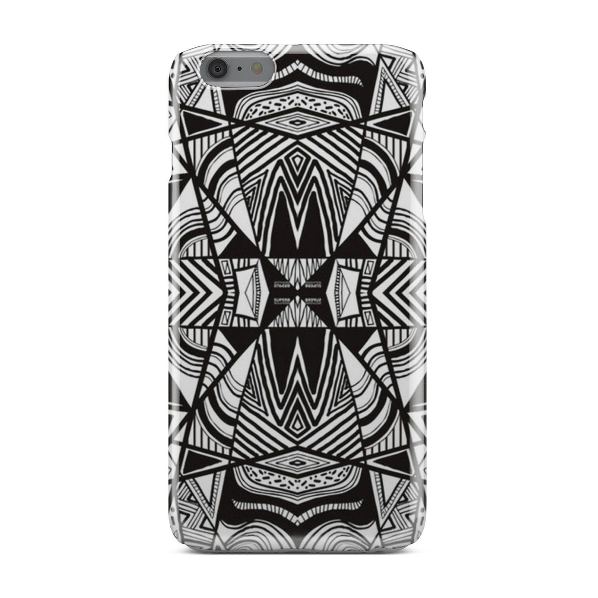 Polynesian Tribal Phone Case White And Black iPhone 6 Plus - Polynesian Pride
